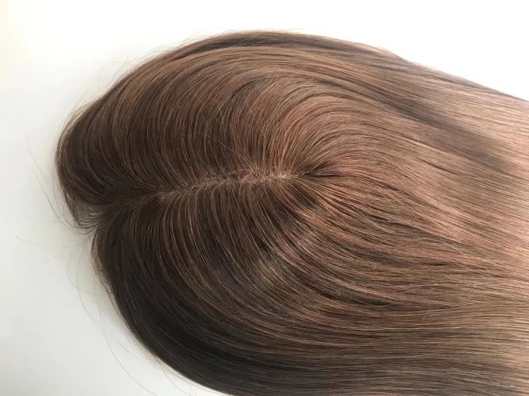 Wholesales Thin Skin Wigs Women Human Hair Silk Base Topper