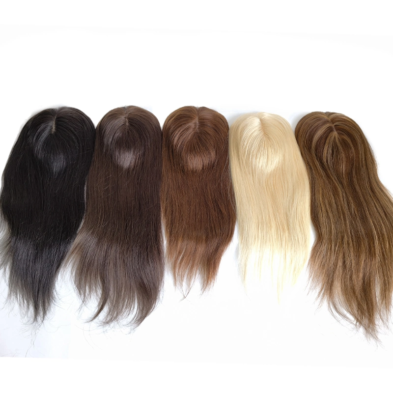 Wholesales Thin Skin Wigs Women Human Hair Silk Base Topper