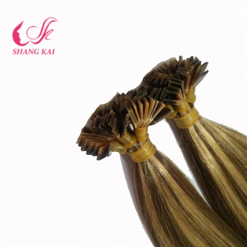 Peruvian 100% Human Virgin Remy Piano Color Flat-Tip Pre-Bonded Hair Extension
