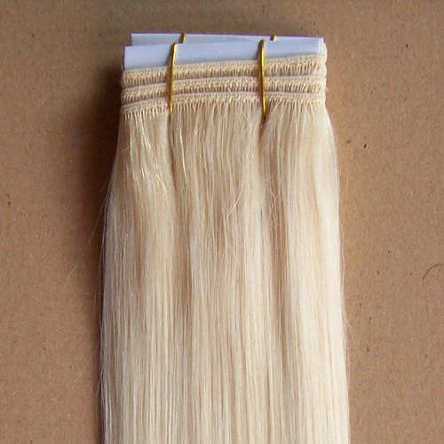 100% Remy Human Hair Weft Human Hair Extension Blonde Color Hair Weft (AV-hw613)