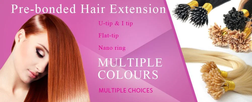 Thickness Ends U-Tip Pre-Bonded Hair Extensions 100% Brazilian Virgin Hair Remy Human Hair