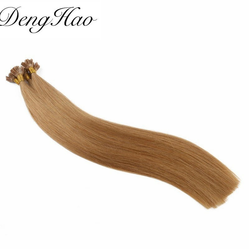 Blonde Flat Tips High Quality Human Hair Extensions Keratin 100% Remy Virgin Hair