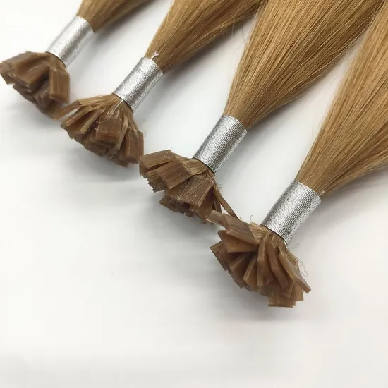 Youzi Wholesale Russian Raw Hair Full Hair Human Hair Factory Keratin Hair Extension Raw Russian Human Virgin Pre