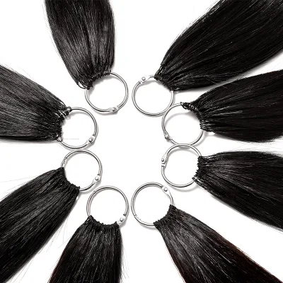 DIY Seamless Feathers Hair Human Hair Extension Invisible Hair 24