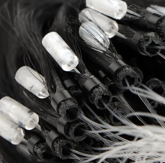 Double Drawn Micro Loop Ring Virgin Human Hair