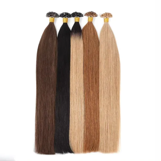 Youzi Wholesale Price Keratin Flat Tip Ktip Hair Extensione Cabello Humano Russian Remy Virgin Hair F K Tip Human Hair Extensions