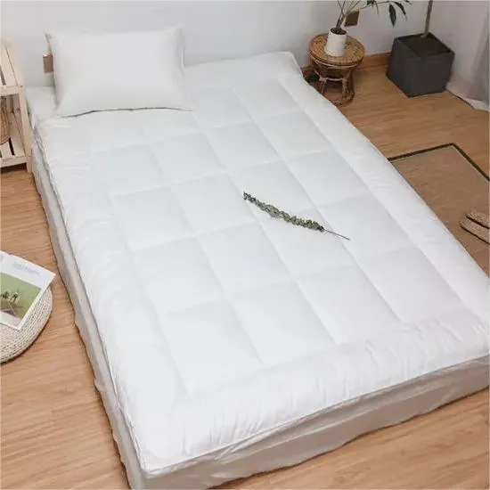 Hotel Goose Down&Feather Mattress Topper, Bed Mattress Topper, Feather Bed Topper 