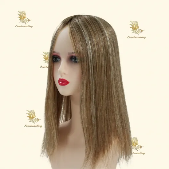 Human Hair Toppers 100% Human European Hair 5.5