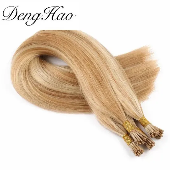 Best Quality Wholesale Price Double Drawn Keratin I Tip Hair Extensions 