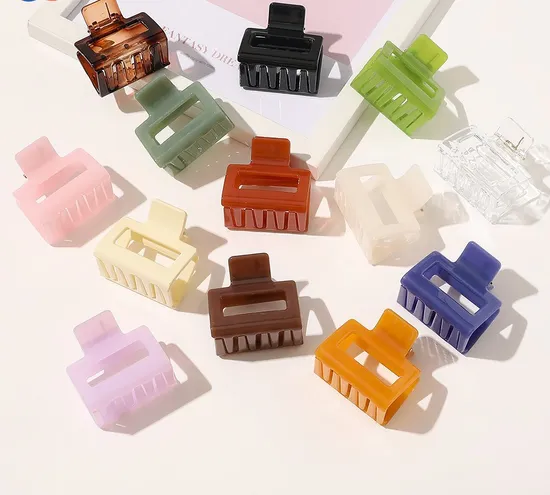 Wholesale Simple Style Multicolor Matte Hair Clips for Women Hair Accessories 