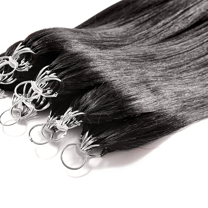 DIY Seamless Feathers Hair Human Hair Extension Invisible Hair 26