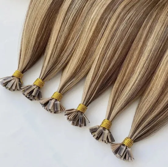 Wholesale Flat Tip Hair Professional Factory Production 100% Human Virgin Hair 