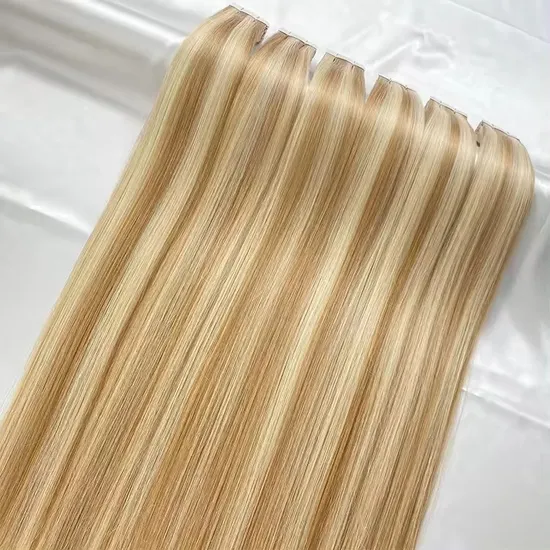 Youzi Hot Summer Sale Tape in Hair Extensions Genius Weft Human Hair Vietnam Best Hair Full Shiny Smoot Home Time 
