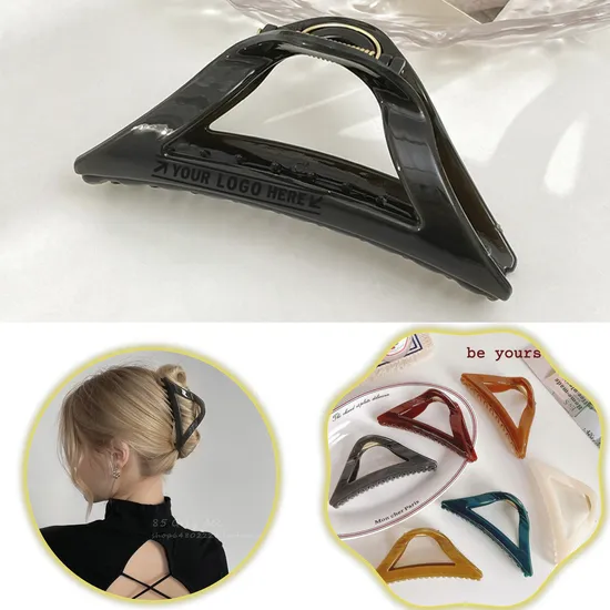 Triangle Shaped Hair Claw Clips 