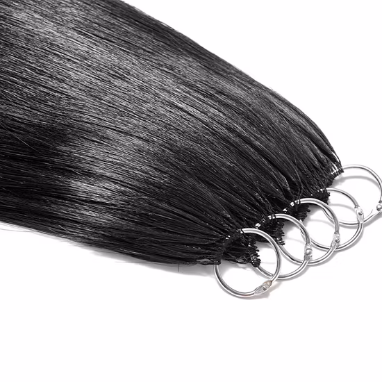 DIY Seamless Feathers Hair Human Hair Extension Invisible Hair 24