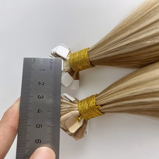 Hot Sell 100% Brazilian Remy Russian Hair Double Drawn Halo in Hair Extensions No Tangle