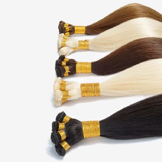 Wholesale Natural Unprocessed Virgin Full Ends Indian Flat Tip Hair Extensions