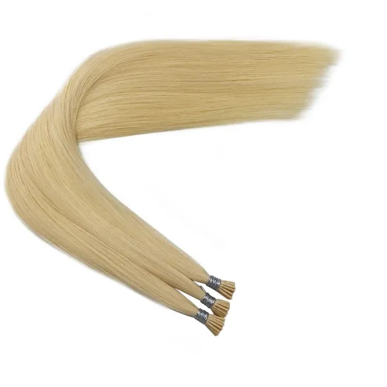 Keratin Pre Bonded Hair Extensions Double Drawn I Tip Hair 