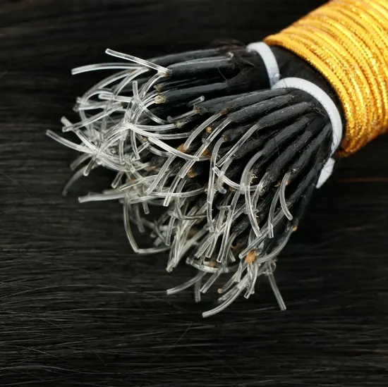 Wholesale 100% Virgin Human Hair Extension Natural Hair Plastic Tip Human Hair Colored, Human Hair, Hair Extension 