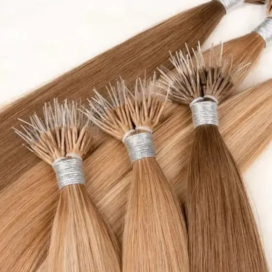 New Beauty Trend Plastic Nano Tip Hair Extension 100% Human Hair Remy Russian Tip Extension 