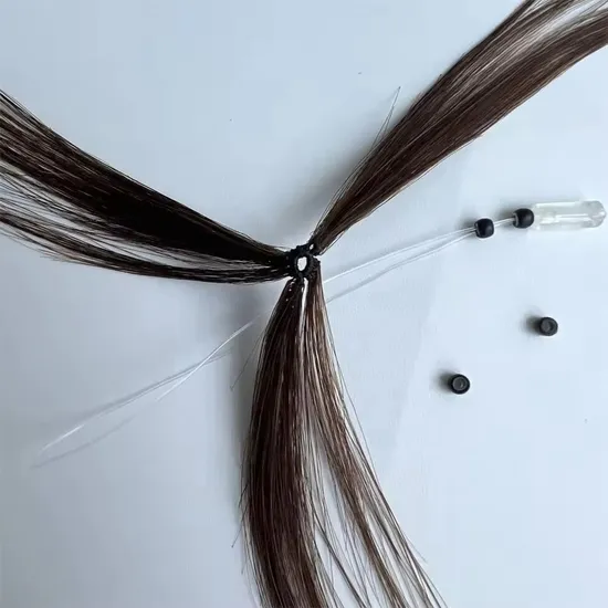 Youzi Micro Ring Beads Human Hair Extension Best Seller Feather Line Extensions 