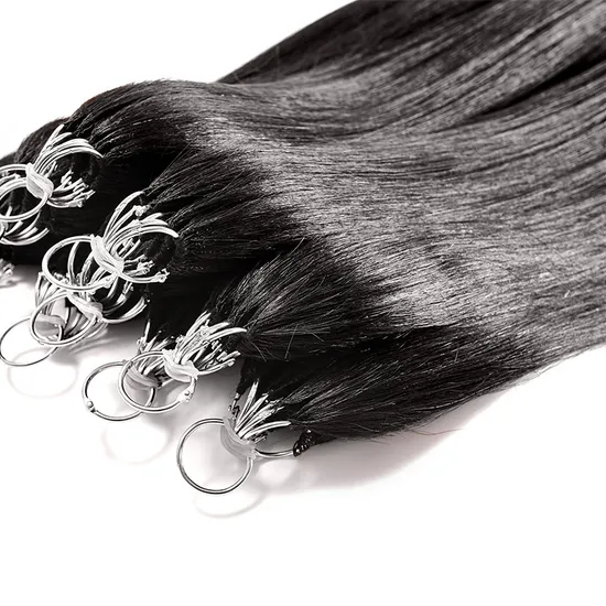 DIY Seamless Feathers Hair Human Hair Extension Invisible Hair 22